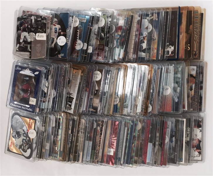 100+ Football Star Rookie and Insert Cards